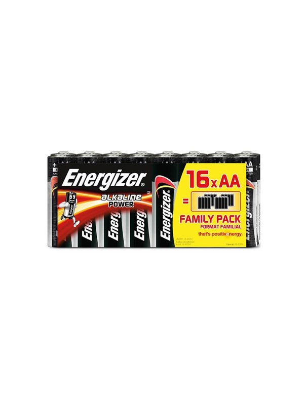 Energizer Battery AA/LR6 Alkaline Power 16-pack