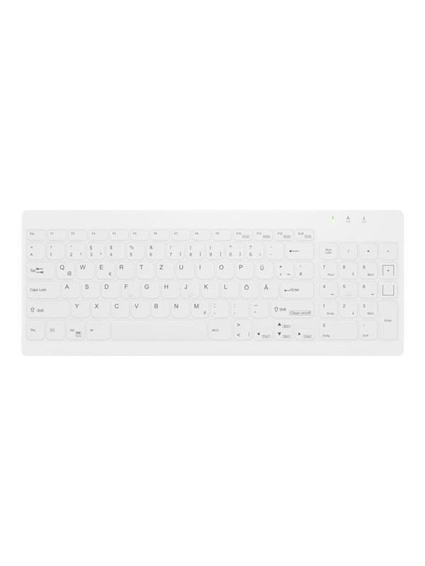 Cherry Medical AK-C7012 - keyboard - compact compact - QWERTY - Pan Nordic - white Input Device - Tastatur - Nordisk - Hvit