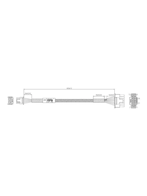 Lenovo - power cable - 12VHPWR to 8 pin PCIe power - 40 cm