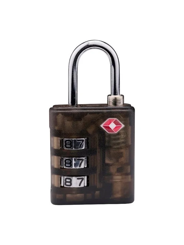 Dunlop - TSA combination lock for suitcase / luggage - Black