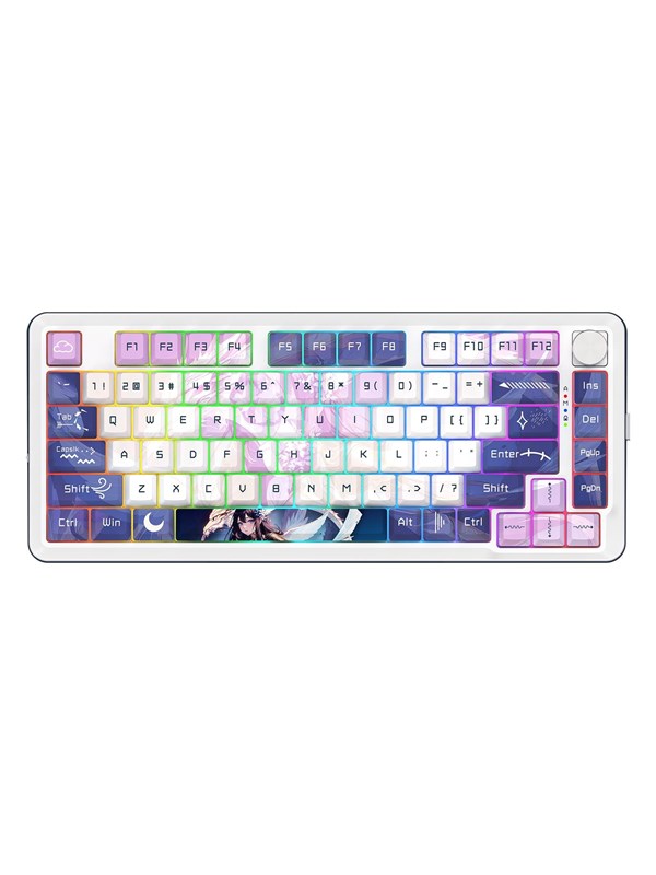 REDRAGON K681ACG-RGB-PRO Cyrus keyboard - Gamingtastatur - Engelsk (USA) - Hvit
