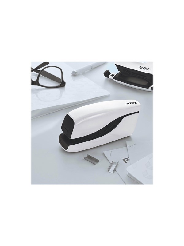 Leitz Stiftemaskin batteri  WOW 5566 Hvit