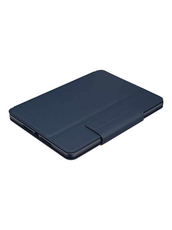 Logitech Rugged Combo 3 - keyboard and folio case - classic blue - Tastatur & Foliosett - Blå