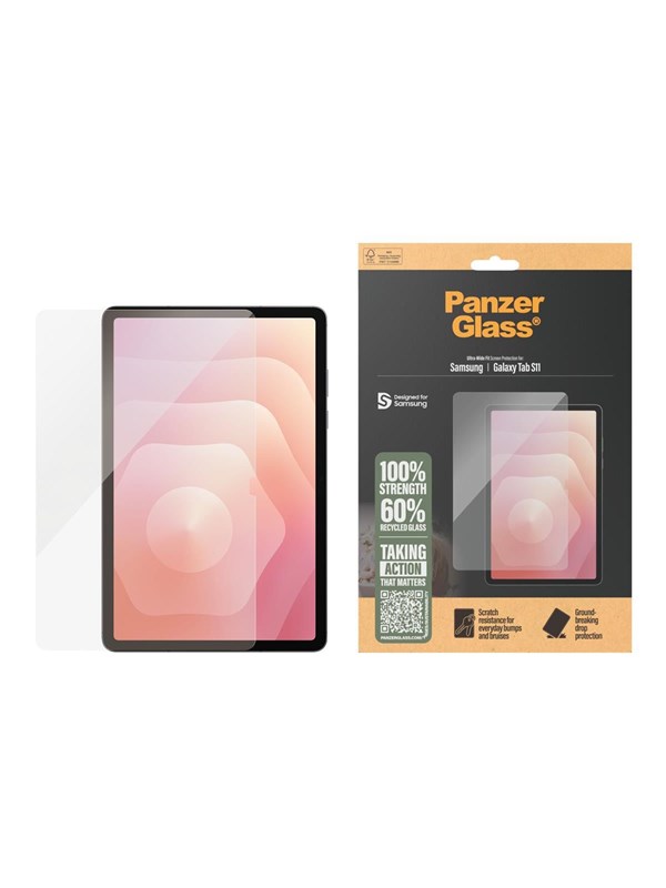 PanzerGlass Screen Protector Samsung Galaxy Tab S11 | Ultra-Wide Fit