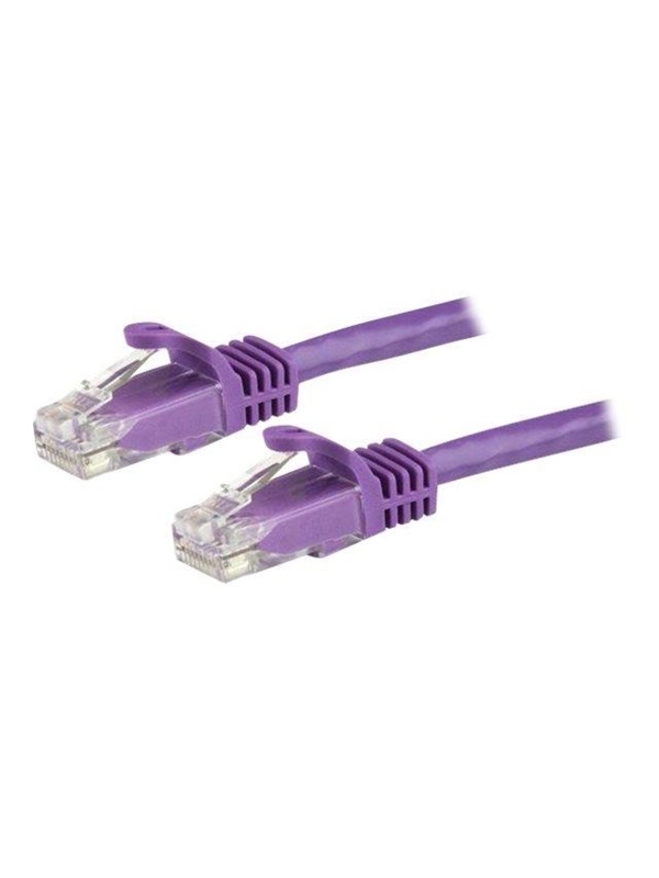StarTech.com Purple Cat6 / Cat 6 Snagless Ethernet Patch Cable 3 m - network cable - 3 m - purple - Purpur - 3m