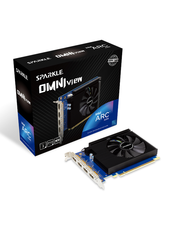 Sparkle Arc A310 OMNI View - 4GB GDDR6 RAM - Grafikkort