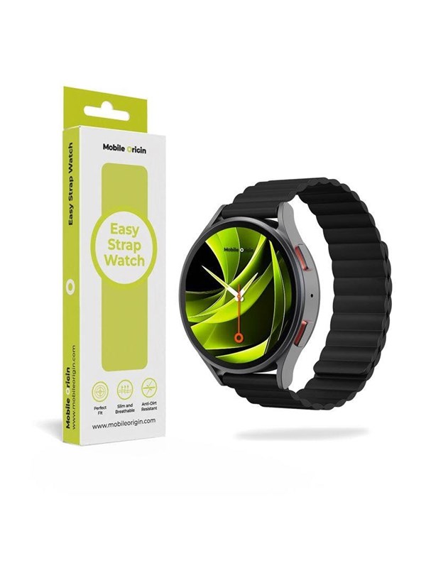 Mobile Origin Easy Strap Magnetic Watch 22mm Black