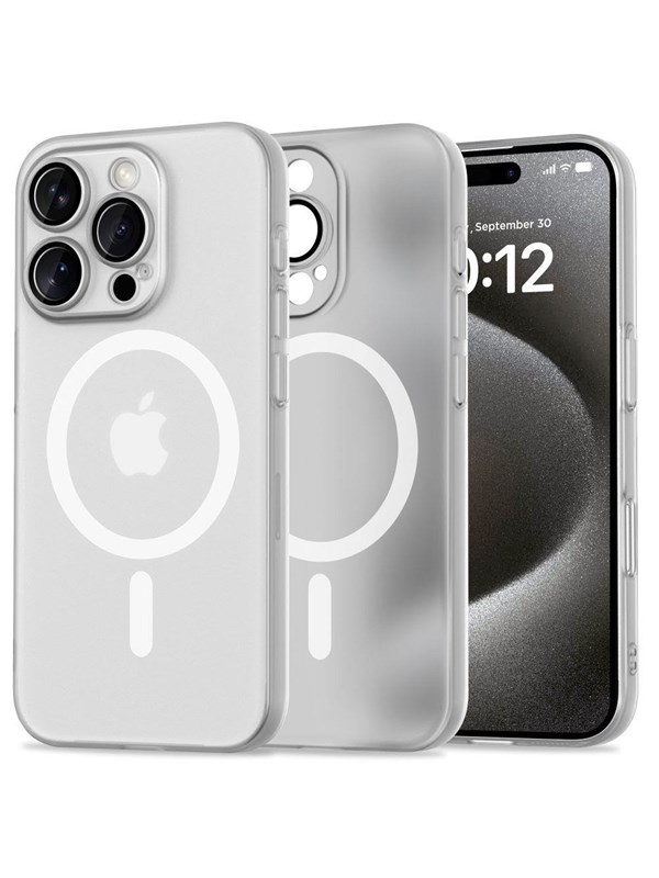 Tech-Protect  MagSlim MagSafe Case for iPhone 16 Pro - White