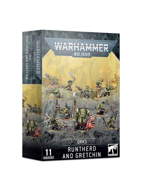 Warhammer - 40K - Orks - Runtherd And Gretchin