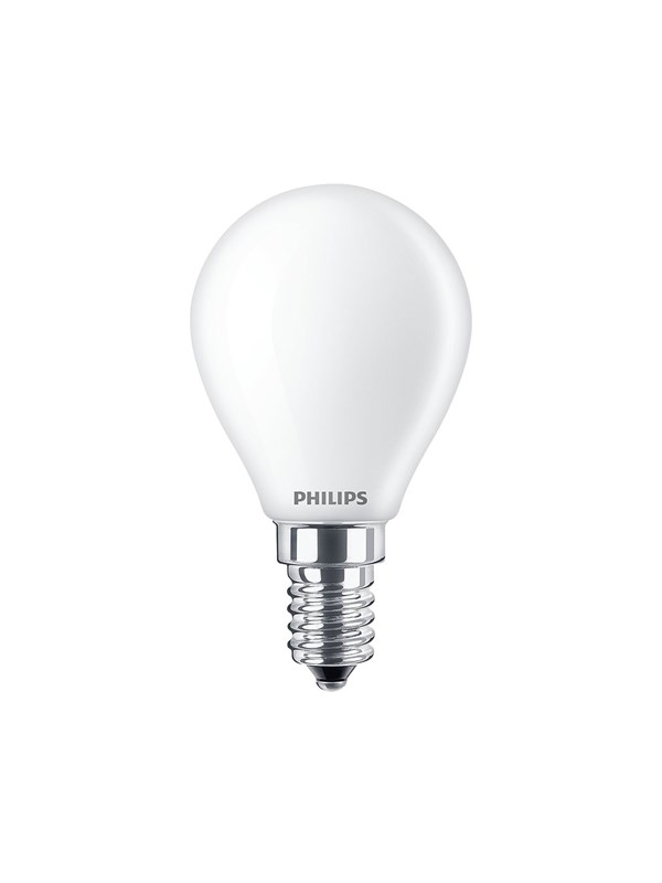 Philips LED-lyspære Classic Mini-ball 3.4W/922-927 (40W) Frosted WarmGlow Dimmable E14
