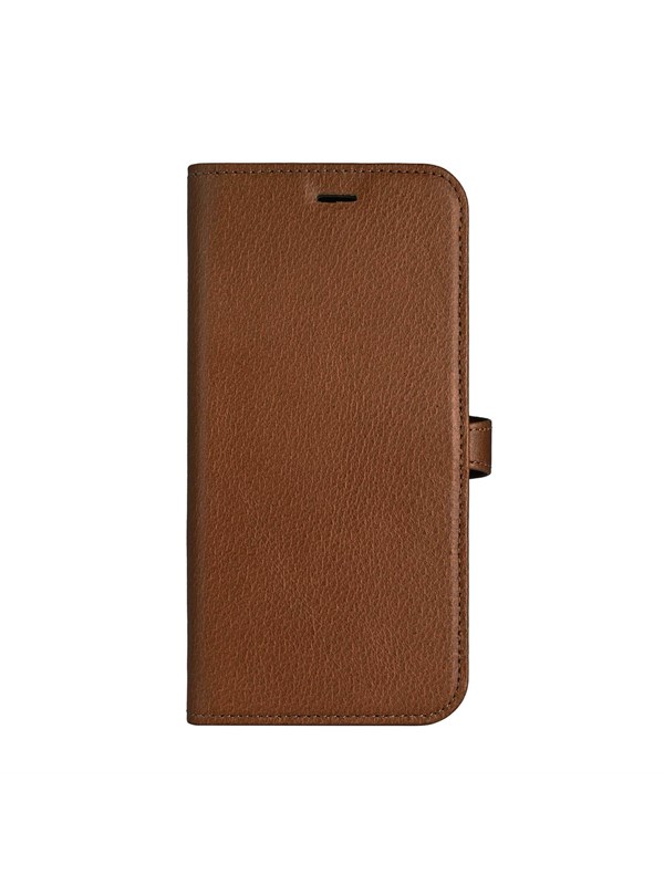 Buffalo 2-in-1 Leather Wallet with 3 Card Slots - iPhone 16 Pro Brown