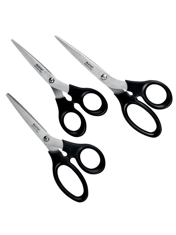 Leitz Stainless Steel Scissors Set 165/185/200 mm