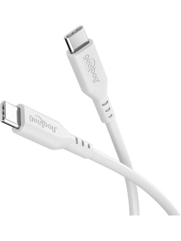 Pro USB-C <-> USB-C - PD 60W - 1.5m - Hvit - USB-kabel