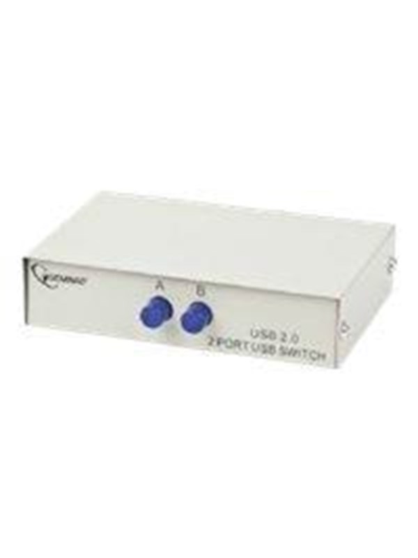 Gembird DSU-21 - USB peripheral sharing switch - 2 ports USB-hub - 2 porter