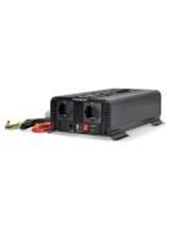 Nedis Power Inverter Pure Sine Wave | Input voltage: 12 V DC Strømforsyning (PSU) - 1000 Watt - ATX - 80 Plus