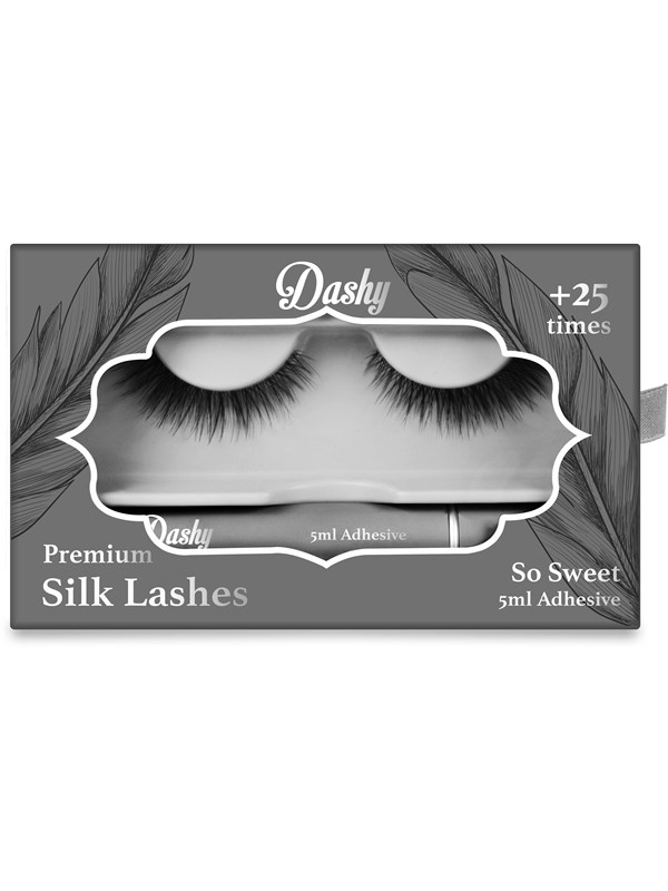 Dashy Premium Silk Lashes + 5 ml Adhesive So Sweet