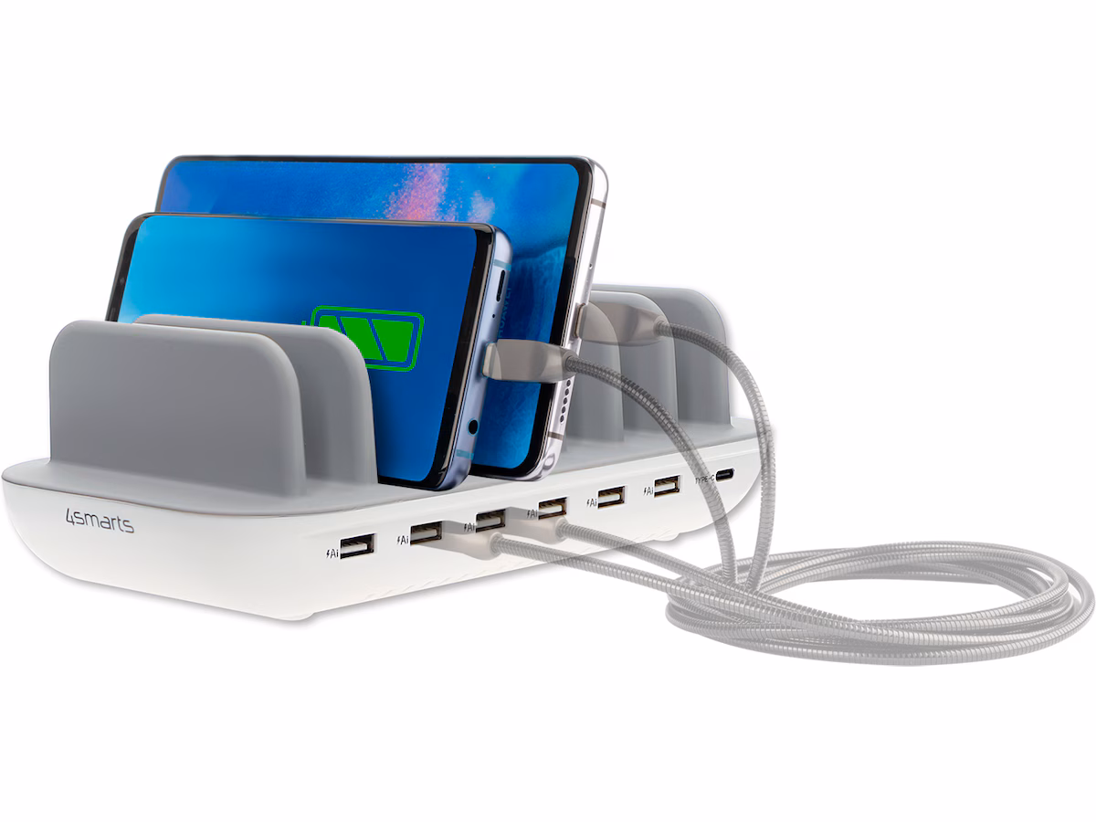 4smarts Office 60W Ladestasjon (hvit)