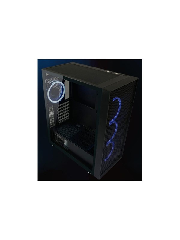 LC Power Gaming 802B - Black_Wanderer_X - Kabinett - Tower - Svart
