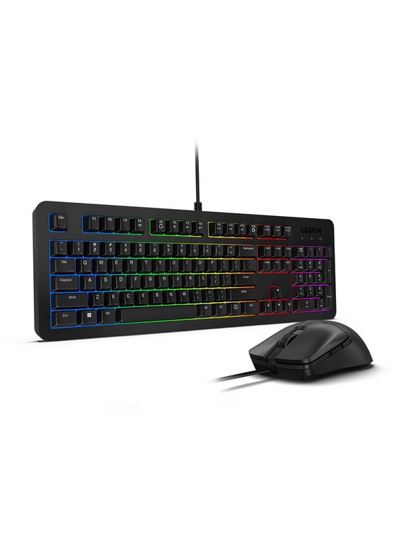 Lenovo Legion KM310 RGB Gaming Combo Keyboard and Mouse - Gamingtastatur - Engelsk (USA) - Svart