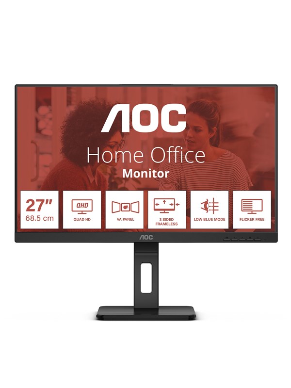 27" AOC Q27E3UMF - 2560x1440 (QHD) - 75Hz - VA