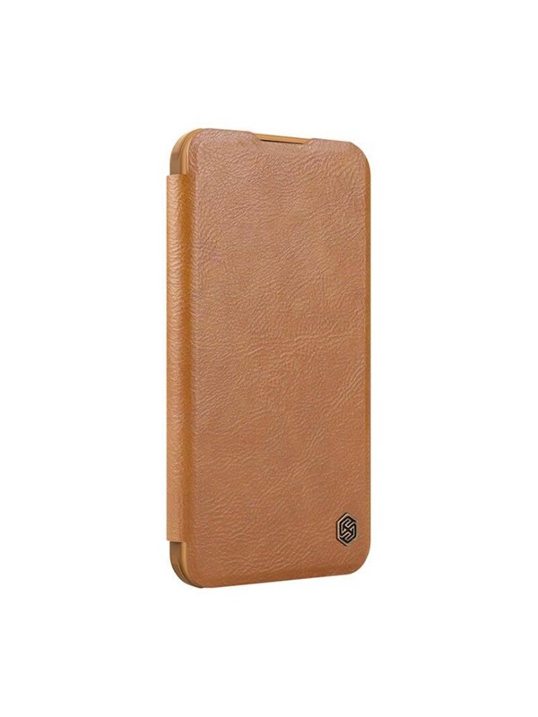 Nillkin Qin Pro Leather Case for iPhone 16 - Brown