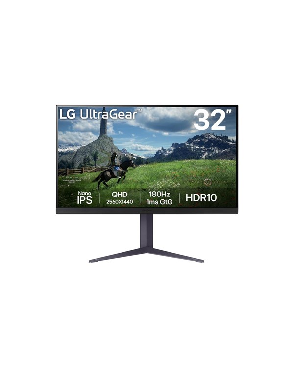 32" LG UltraGear 32GS85Q-B - 2560x1440 (QHD) - 180Hz - Nano IPS