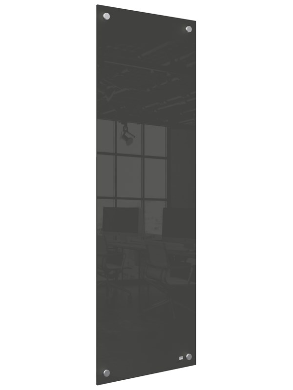 Nobo  Glasstavle Panel Home 30x90cm Sort