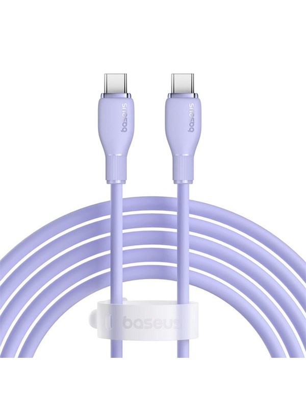 Baseus Pudding 100W USB-C - USB-C Cable 2m - Purple