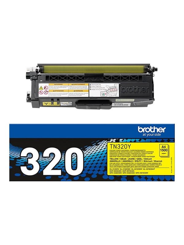 Brother TN320Y / TN 320Y Yellow Toner - Laser toner Yellow