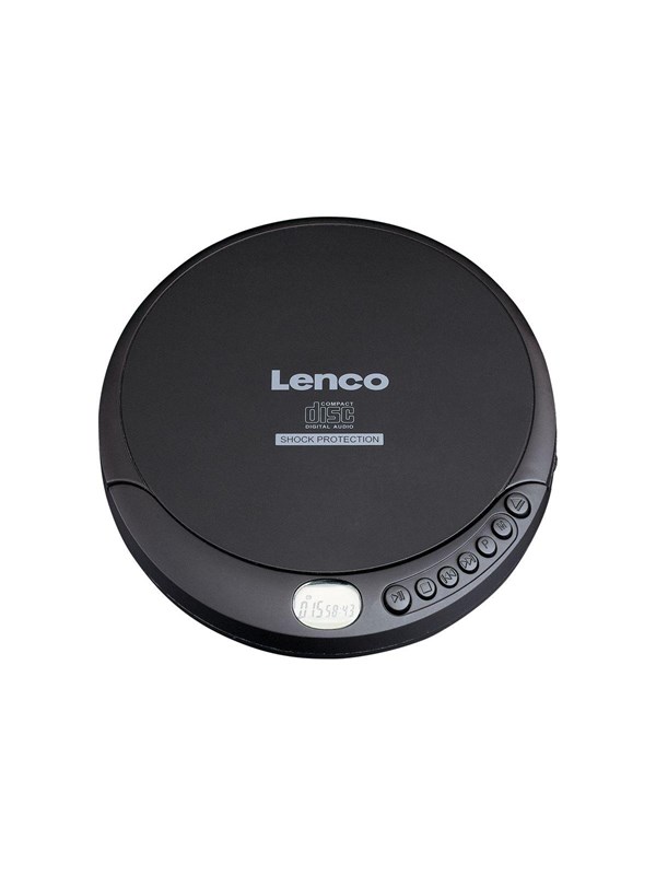 Lenco CD-200 - Portable CD-player with anti-shock - Black