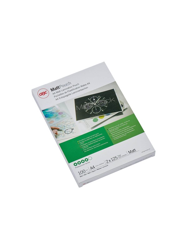 GBC Lam Pouch A4 2X125 mic Matt