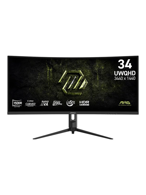 34" MSI MAG 342CQRF E20 - LED monitor - curved - 34" - HDR