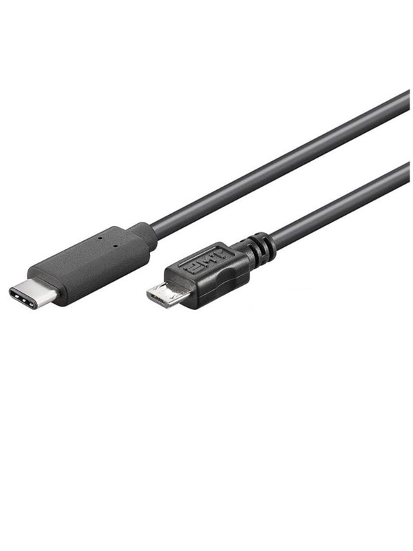 Pro USB-C <-> USB Micro-B - 0.6m - Svart