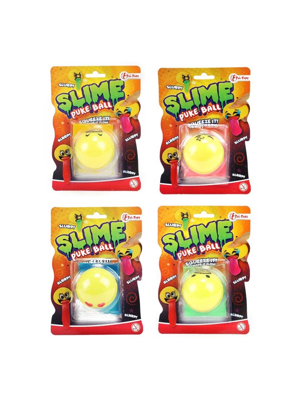 Toi-Toys Slime Vomiting Ball Smile Face (Assorted)