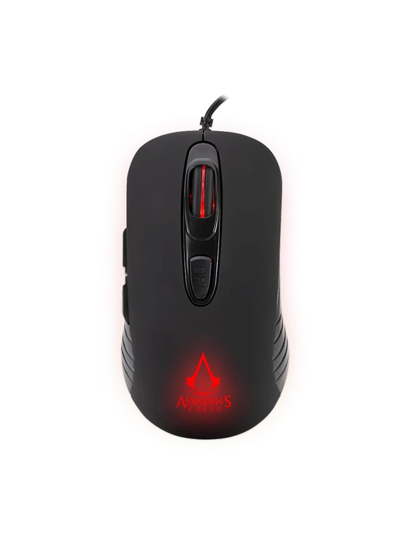 Freaks And Geeks Assassin's Creed Wired Gaming Mouse - Gaming mus - Optisk - 6 - Svart