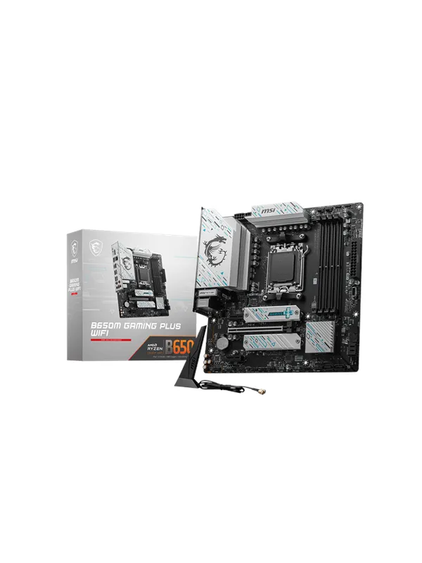 MSI B650M GAMING PLUS WIFI Hovedkort - AMD B650 - AMD AM5 socket - DDR5 RAM - Micro-ATX