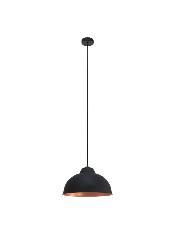EGLO TRURO 2 pendant black/nut