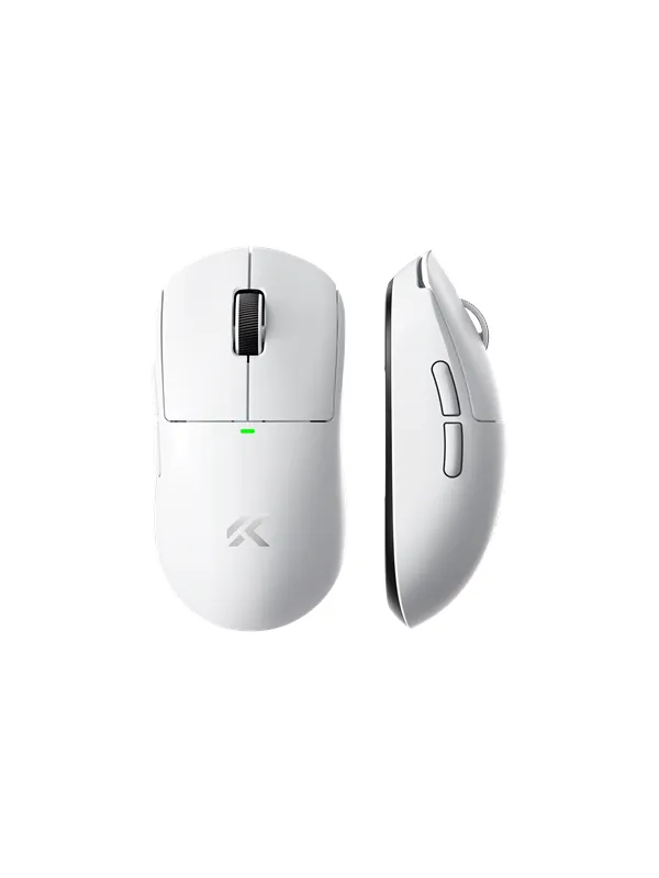 MCHOSE A5 V3 Ultra Lightweight Wireless - Gaming mus - Optisk - 6 - Hvit