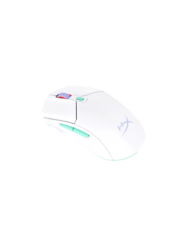 HyperX Pulsefire Haste 2 Core Wireless - Gaming mus - Optisk - 5 - Hvit