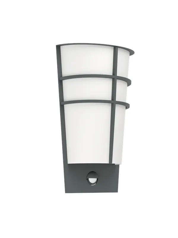 EGLO BREGANZO 1 outdoor wall lamp with sensor anthracite