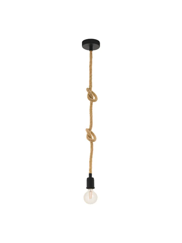 EGLO RAMPSIDE pendant black/brown