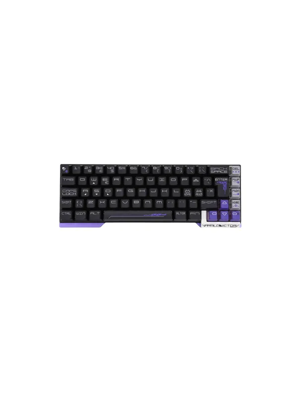 Varmilo VYU68 Victory 65% TKL RGB LED PBT/Hot-Swap/Gateron X Hall Effect - Gamingtastatur - Nordisk - Lilla