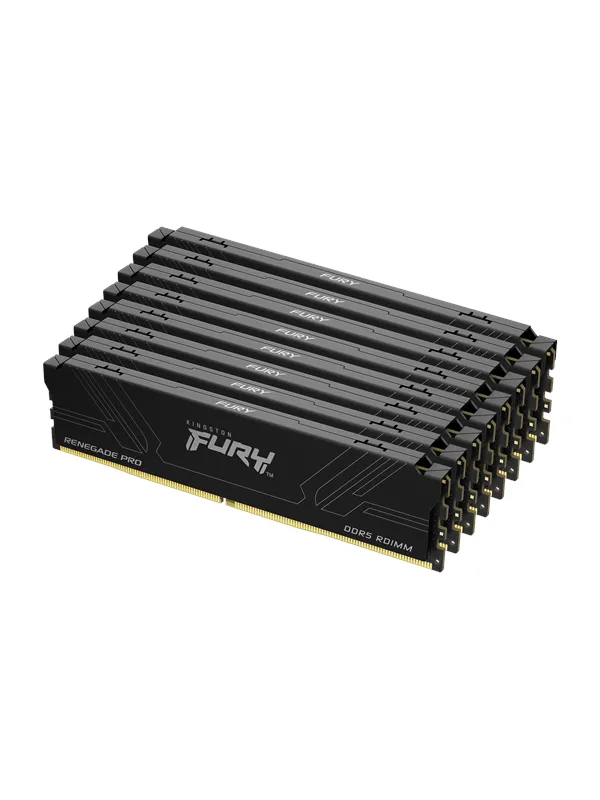 Kingston FURY Renegade Pro DDR5-7200 - 256GB - CL38 - Octa Channel (8 pcs) - AMD EXPO & Intel EXPO - Svart