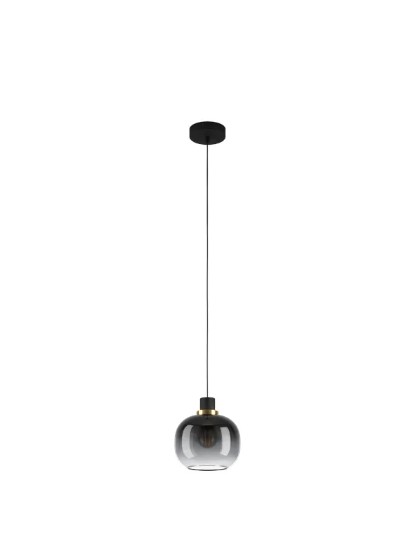 EGLO OILELLA pendant black/grey/transparent