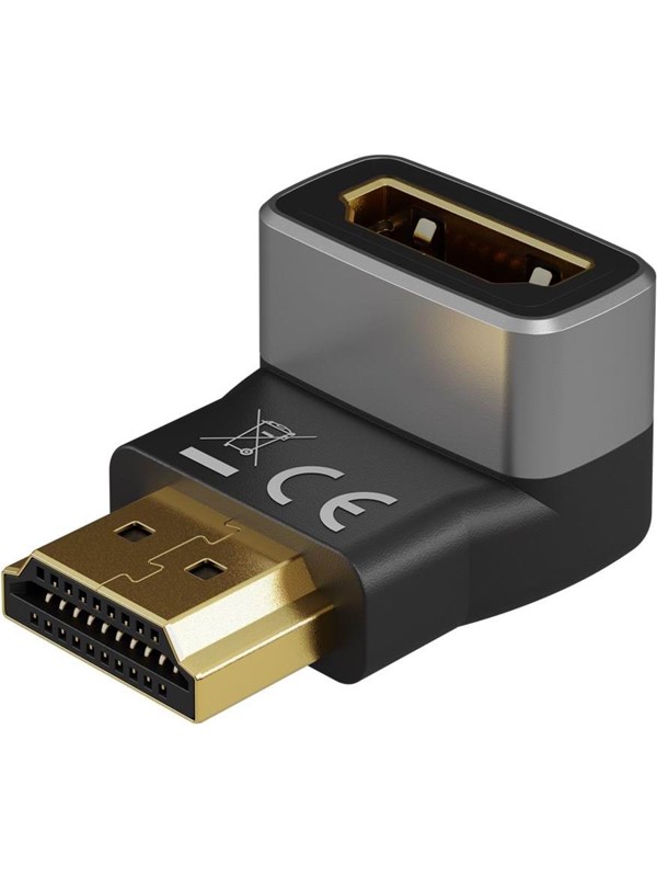 Pro plus - HDMI - Angled Adapter 270° Vertical - Black
