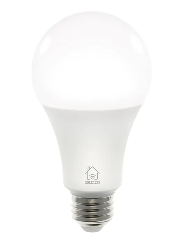 Deltaco SMART HOME LED light E27 WiFI 9W 2700K-6500K dimmable white