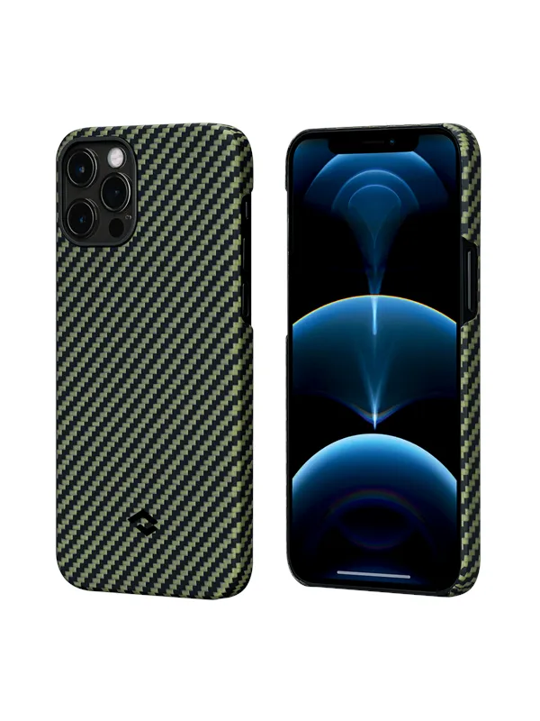 PITAKA Apple iPhone 12 Pro MagEZ Case - Black/Yellow Twill