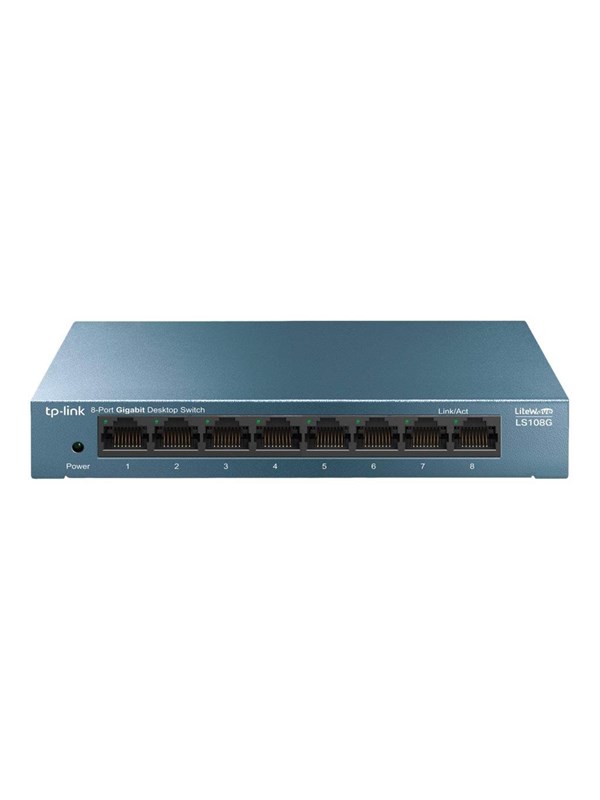 TP-Link LiteWave LS108G 8-Port 10/100/1000Mbps Desktop Network Switch