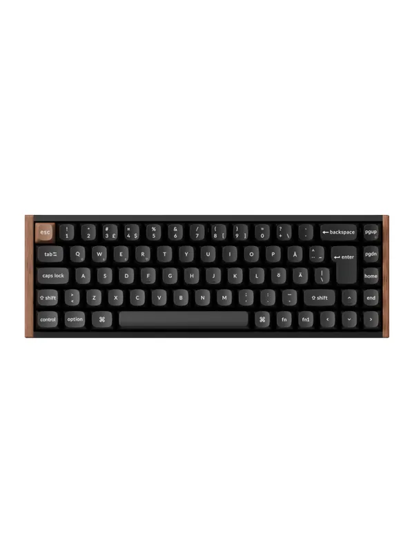 Keychron K6 HE SE Wireless Tri-Mode - Gamingtastatur - Nordisk - Svart