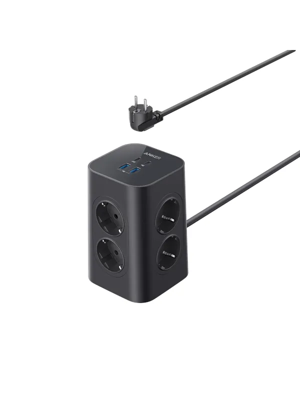 Anker USB Power Strip 12-in-1 20W - Black